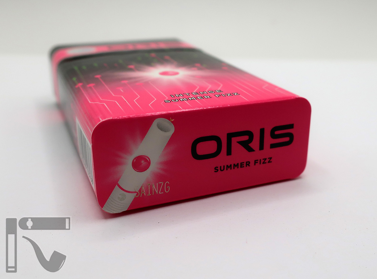 Сигареты Oris Intense Summer Fizz. Фото: © канал "Уголок Курильщика"