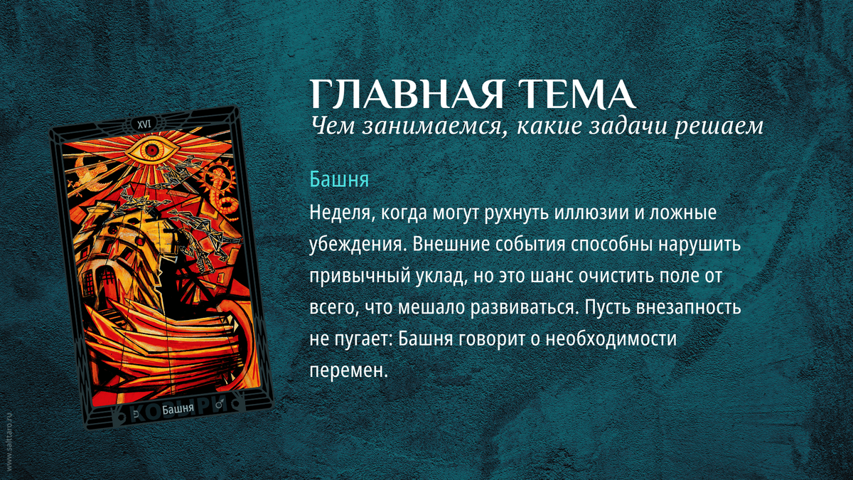 Прогноз Таро на неделю. Школа "Соль Таро"