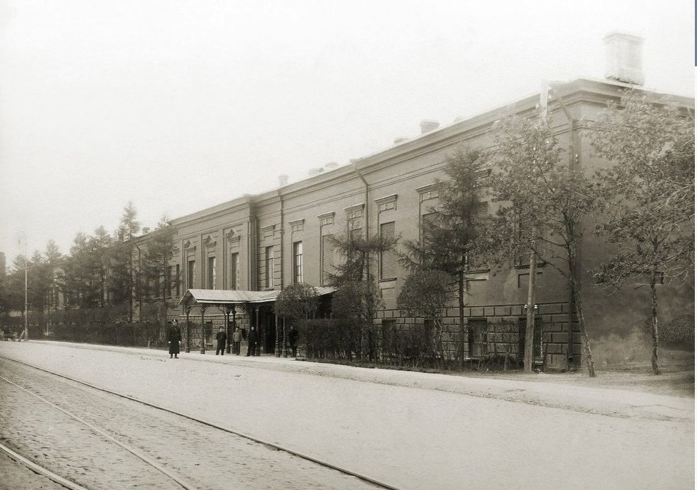 Главное здание Императорского Фарфорового Завода на проспекте Обуховской обороны 1914-1917гг. Фото с сайта pastvu.com