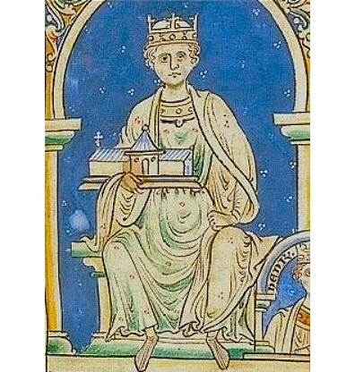 Генрих II Плантагенет. Средневековая английская миниатюра. Середина ХIII века