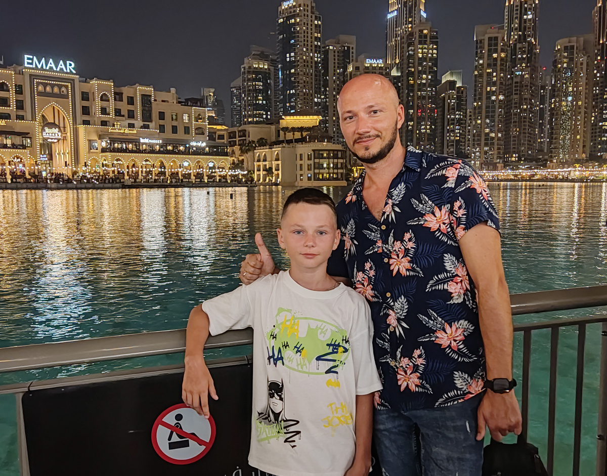 Мы первый раз в ОАЭ в октябре 2023 г., вечером + 37 