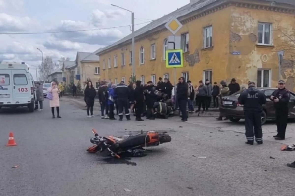    В Прокопьевске при ДТП пострадали мотоциклисты-подростки