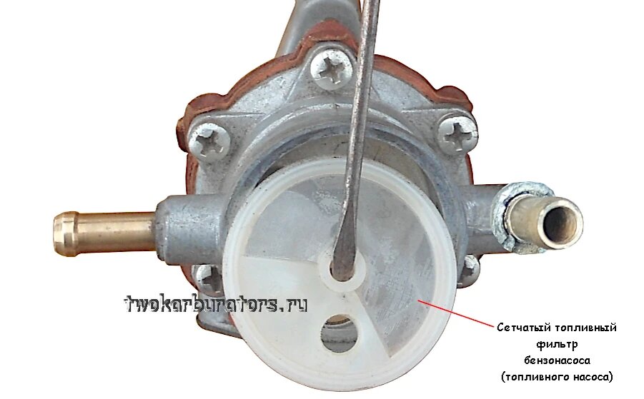 Фильтр в корпусе бензонасоса (топливного насоса)