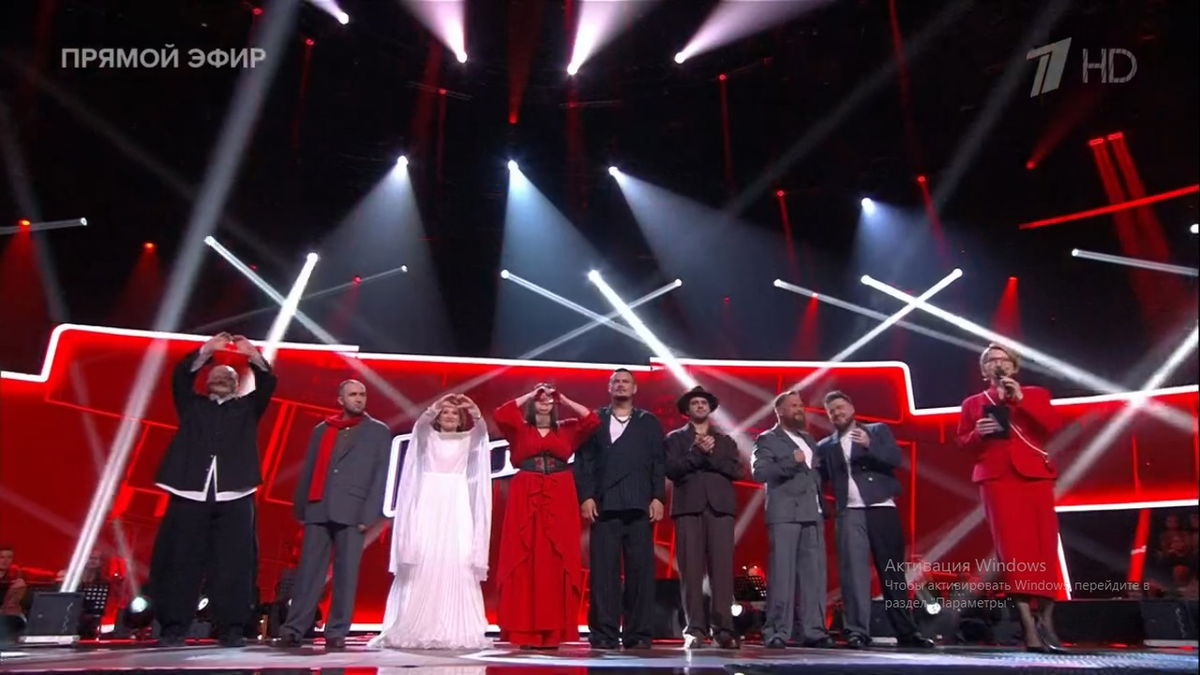 Кадр передачи. Фото автора. 