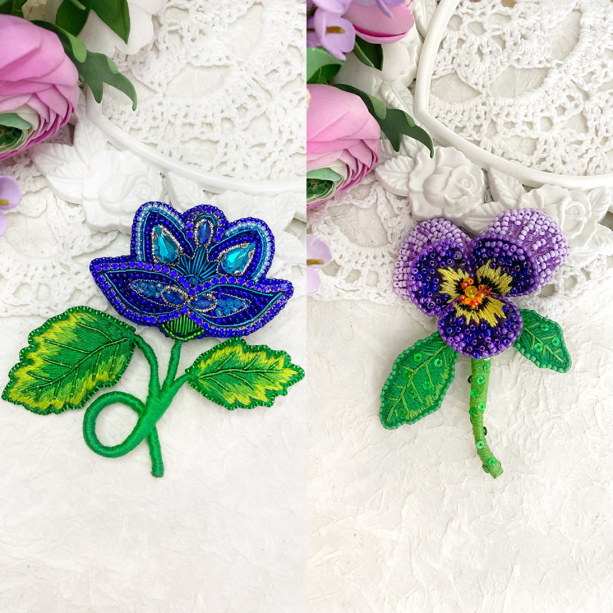 Мои броши ручной работы