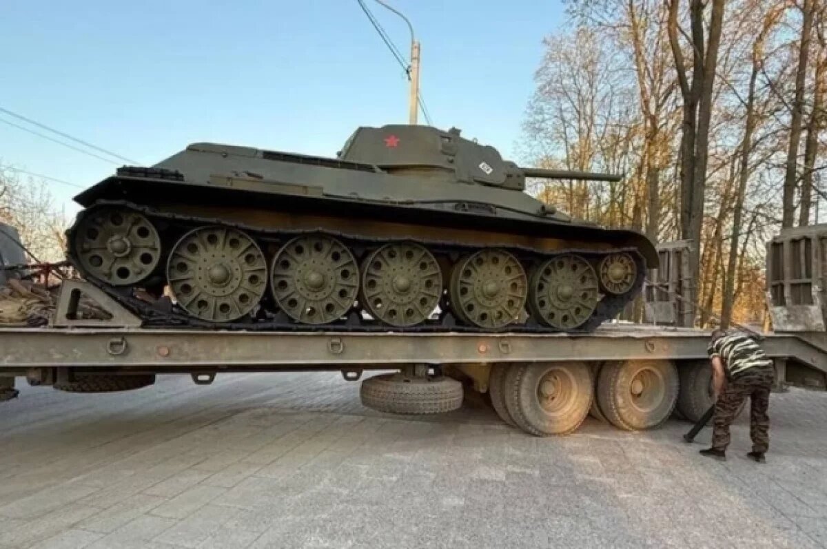    Памятник легендарному Т-34 появился под Воронежем