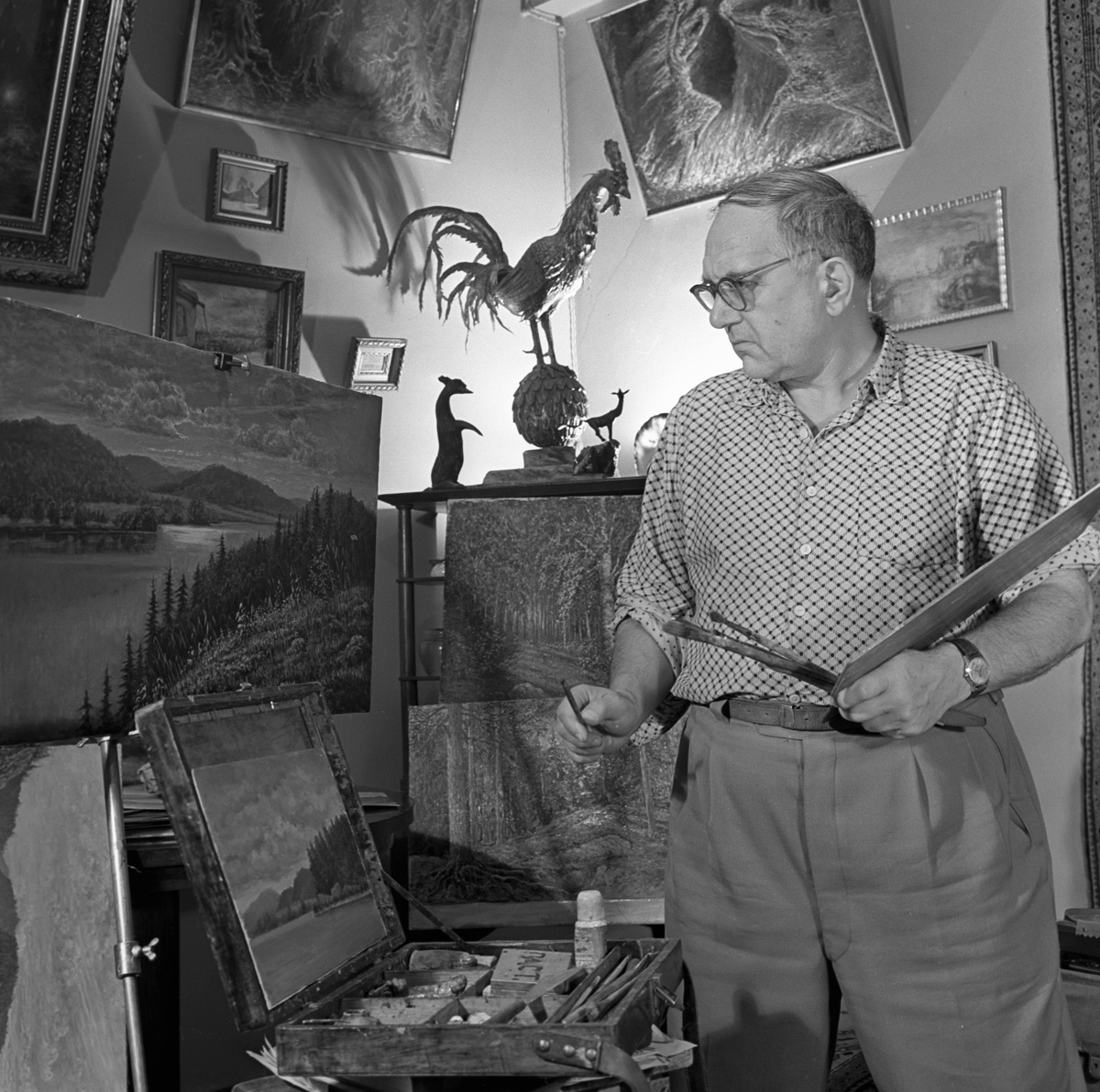    В 1927 году Птушко попал на киностудию, которая позже получила название «Мосфильм». Поначалу он работал художником и конструктором кукол / РИА Новости