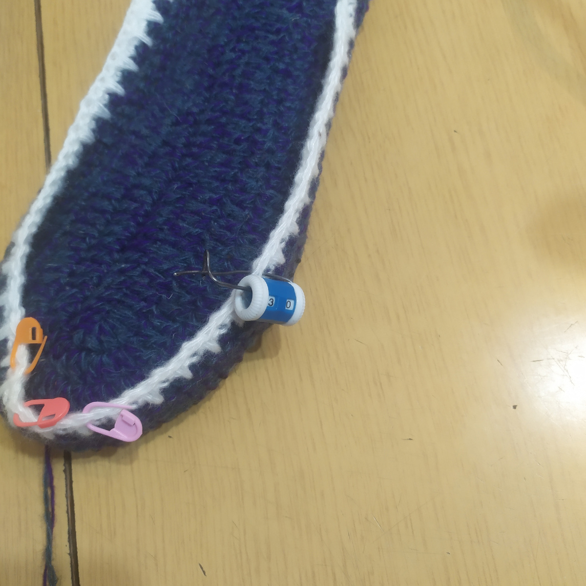 Повесила счетчик и маркеры.