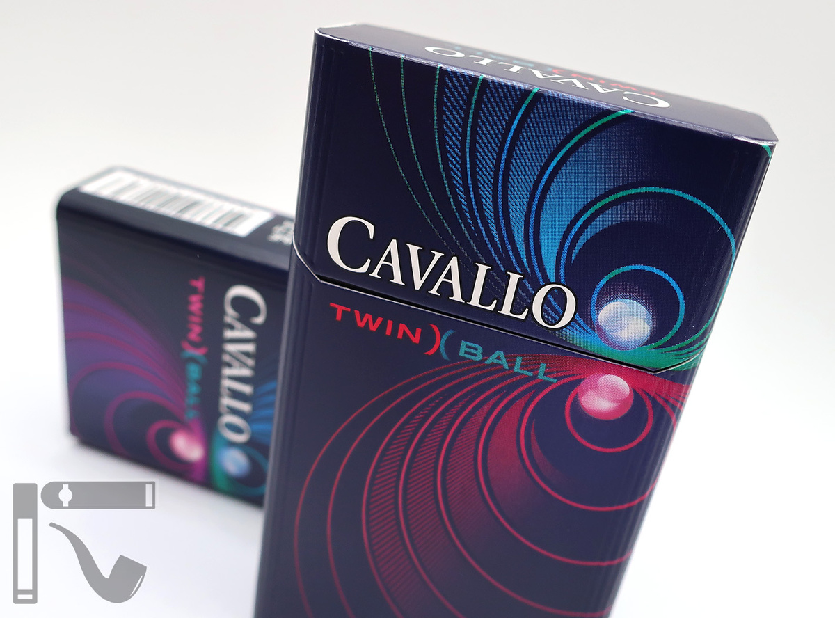 Сигареты Cavallo Twni Ball. Фото: © канал "Уголок Курильщика"