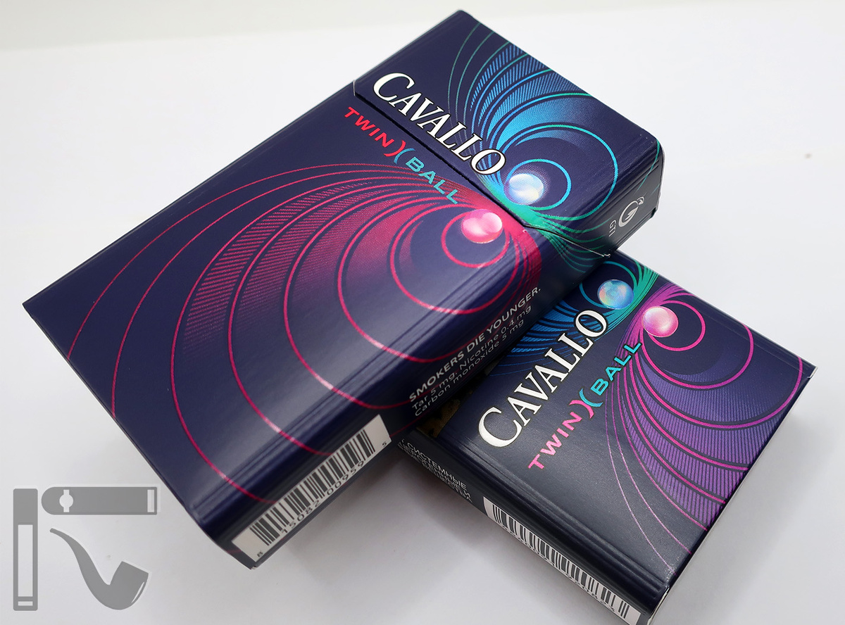Сигареты Cavallo Twni Ball. Фото: © канал "Уголок Курильщика"