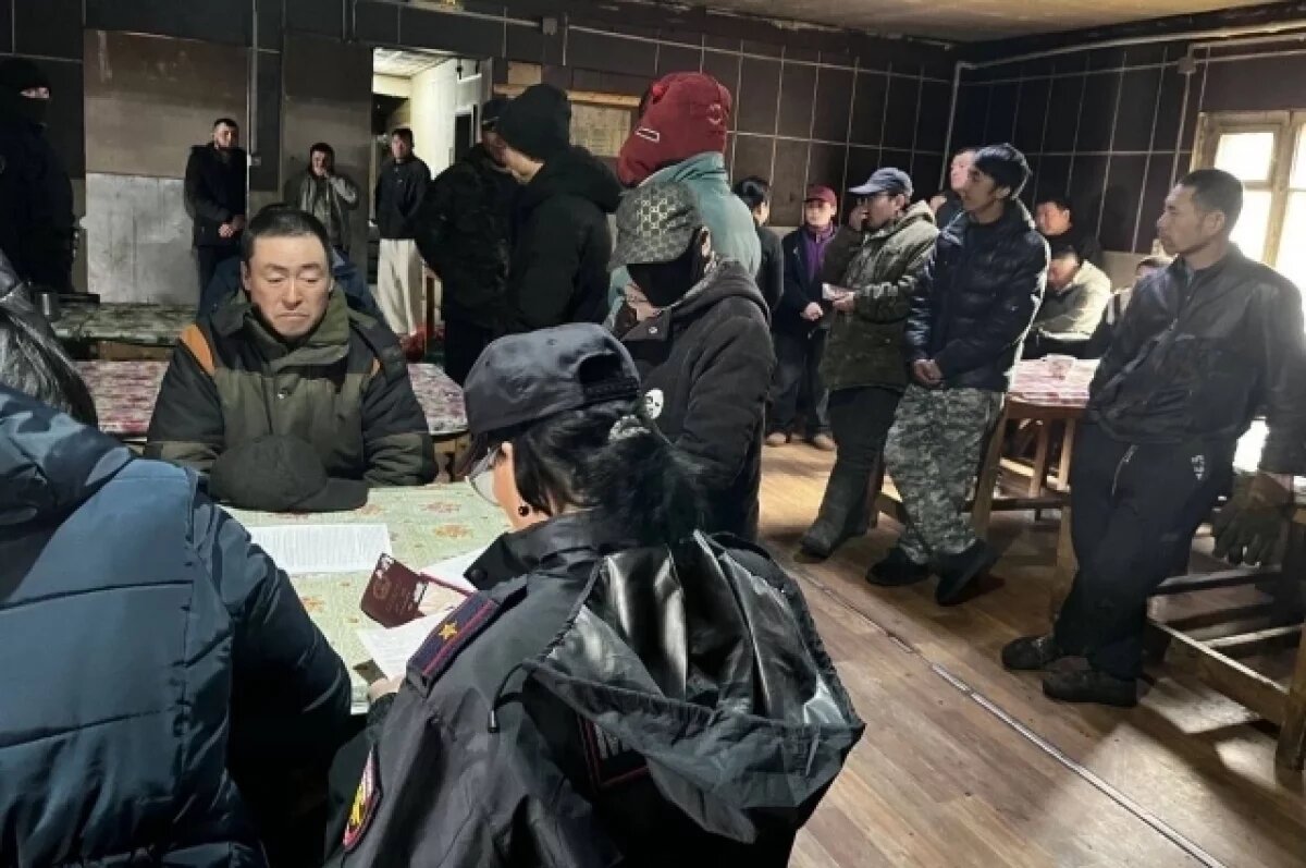    В Енисейском районе полицейские проверили более 80 мигрантов на предприятии