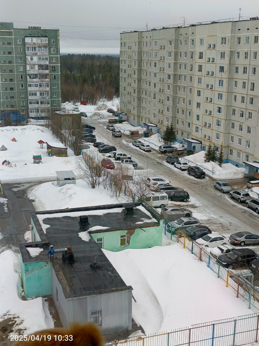Но асфальт уже видно
