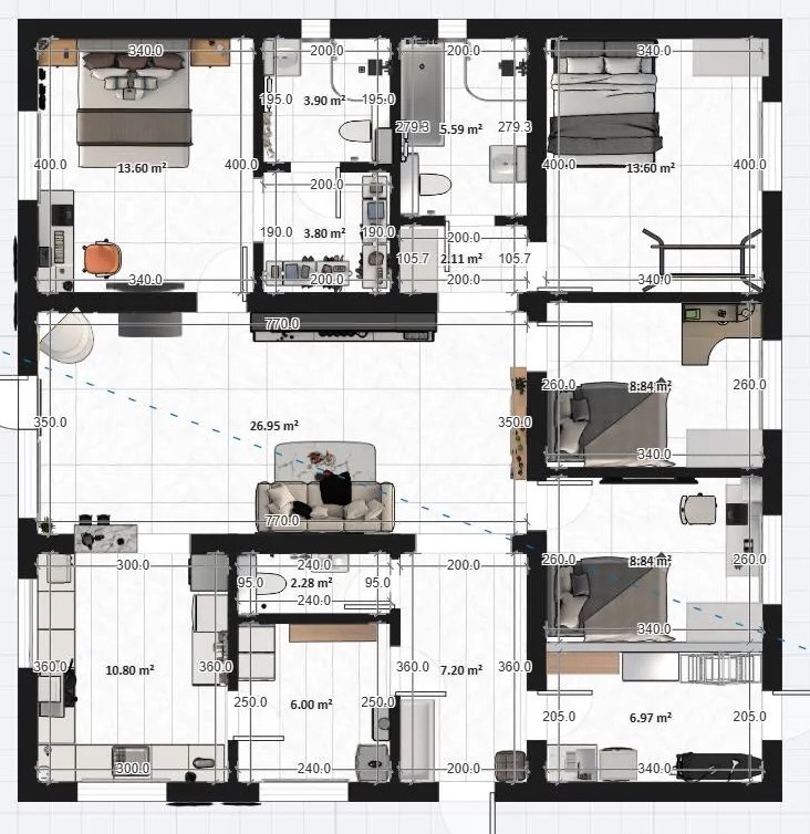 Планировка дома