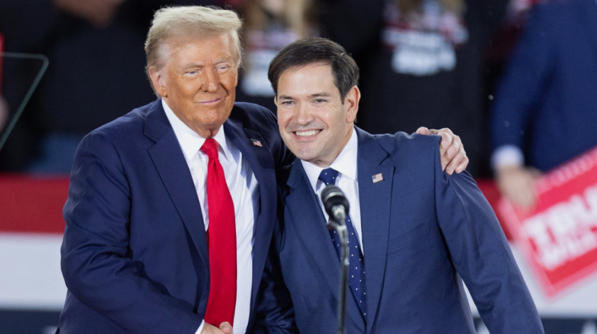 Дональд Трамп и Марк Рубио.