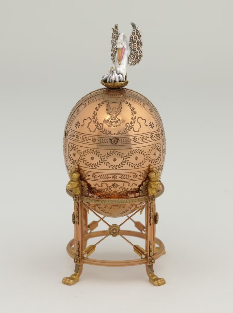 Яйцо "Пеликан". Фаберже. 