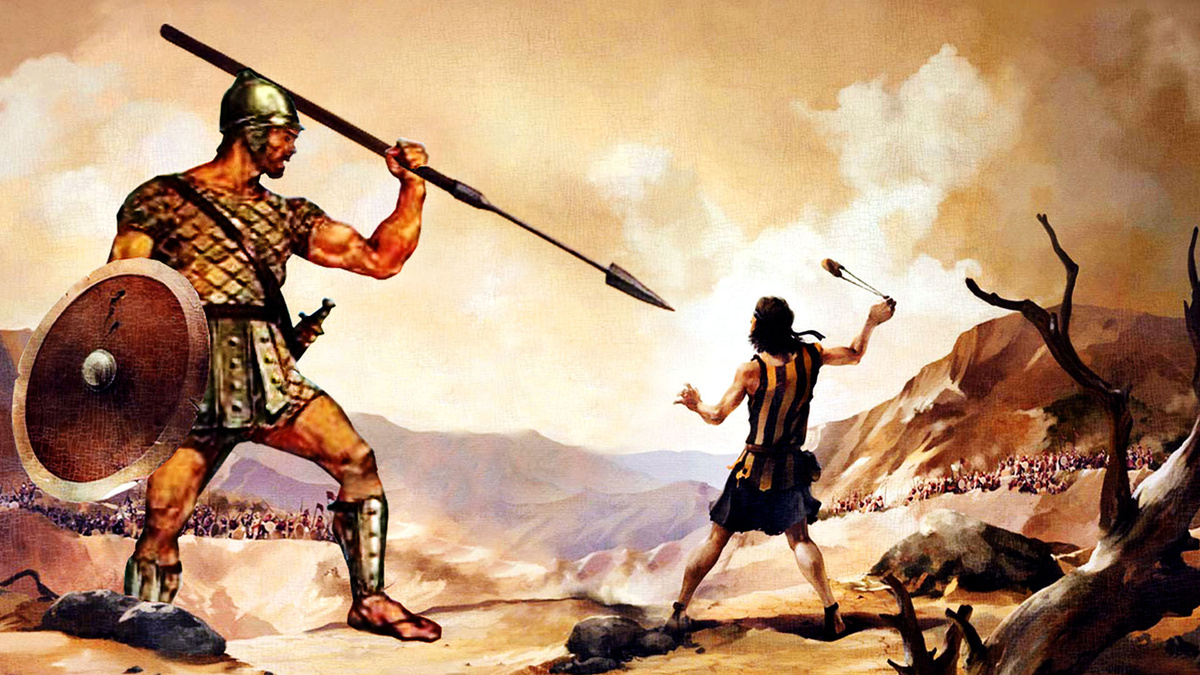 Бой Давида и Голиафа в представлении художника / © Flickr