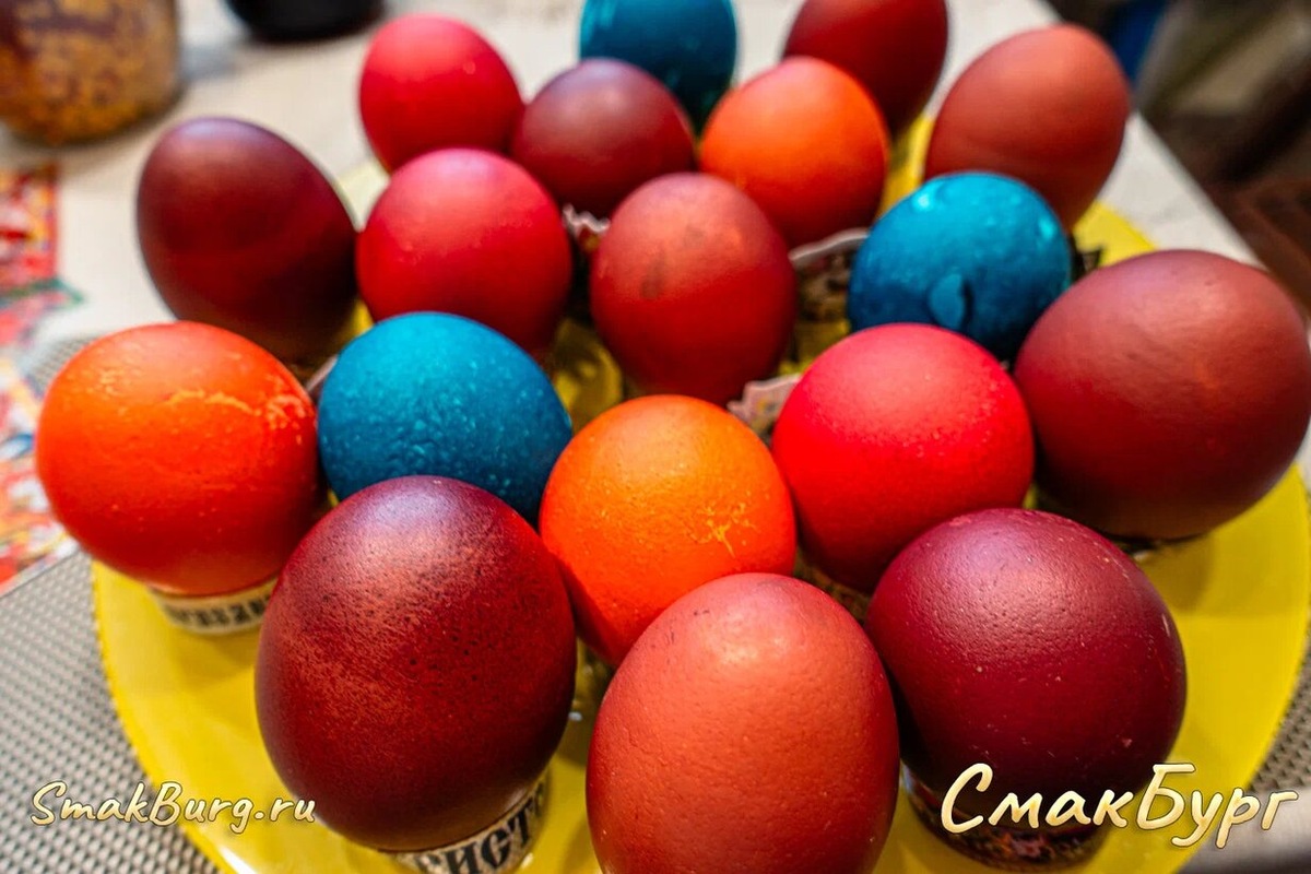 Яркие крашенки к светлому празднику Пасхи. Хороши как никогда, а как просты в создании!
