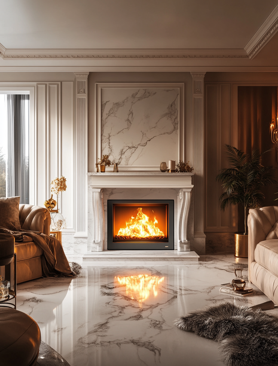    Уютный вечер у камина с электрокамином Glenrich Premier S20: создайте атмосферу тепла и комфорта в вашем доме Kamin