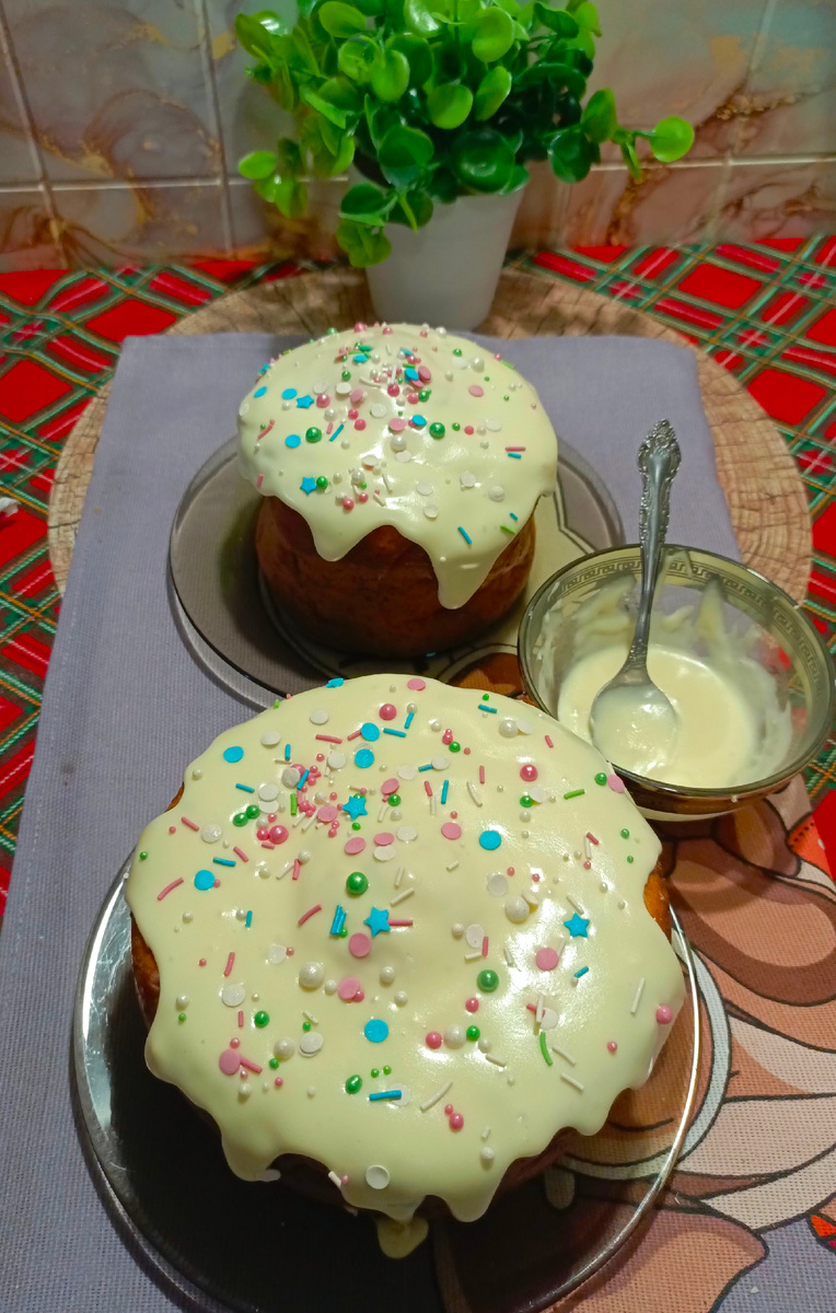 Наши Пасхальные куличи 