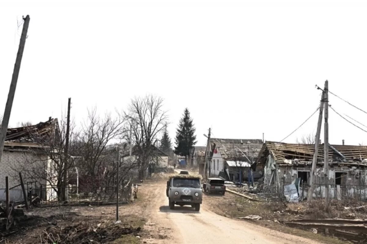    Освобожденная ВС РФ Олешня сильно разрушена ВСУ