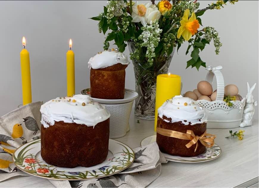 Кулич-бриошь. Если вас заинтересует рецепт - дайте знать в комментариях. Фото автора канала