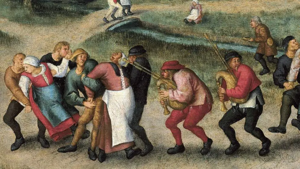 Живопись / Питер Брейгель Младший —  «Сумасшедшие танцоры» / 1592 год