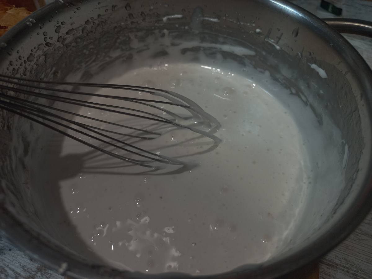 глазурь должна побелеть