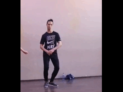 Футворк из хореографии от Димы Кремера