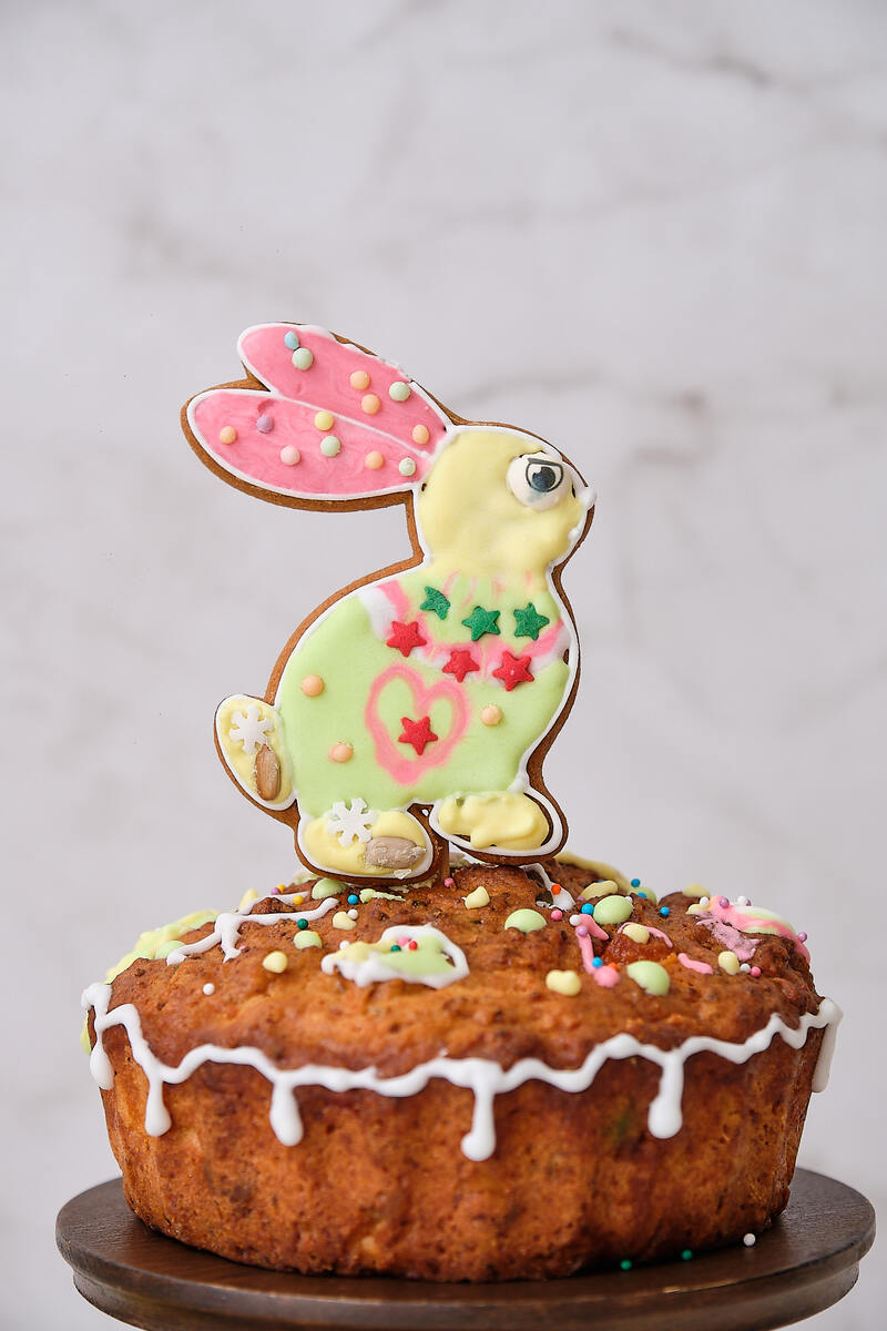 Творожный кекс с пряником