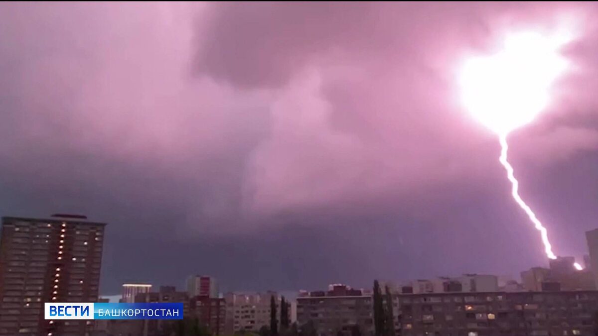    Гроза, дождь и ветер: в Уфе резко испортится погода