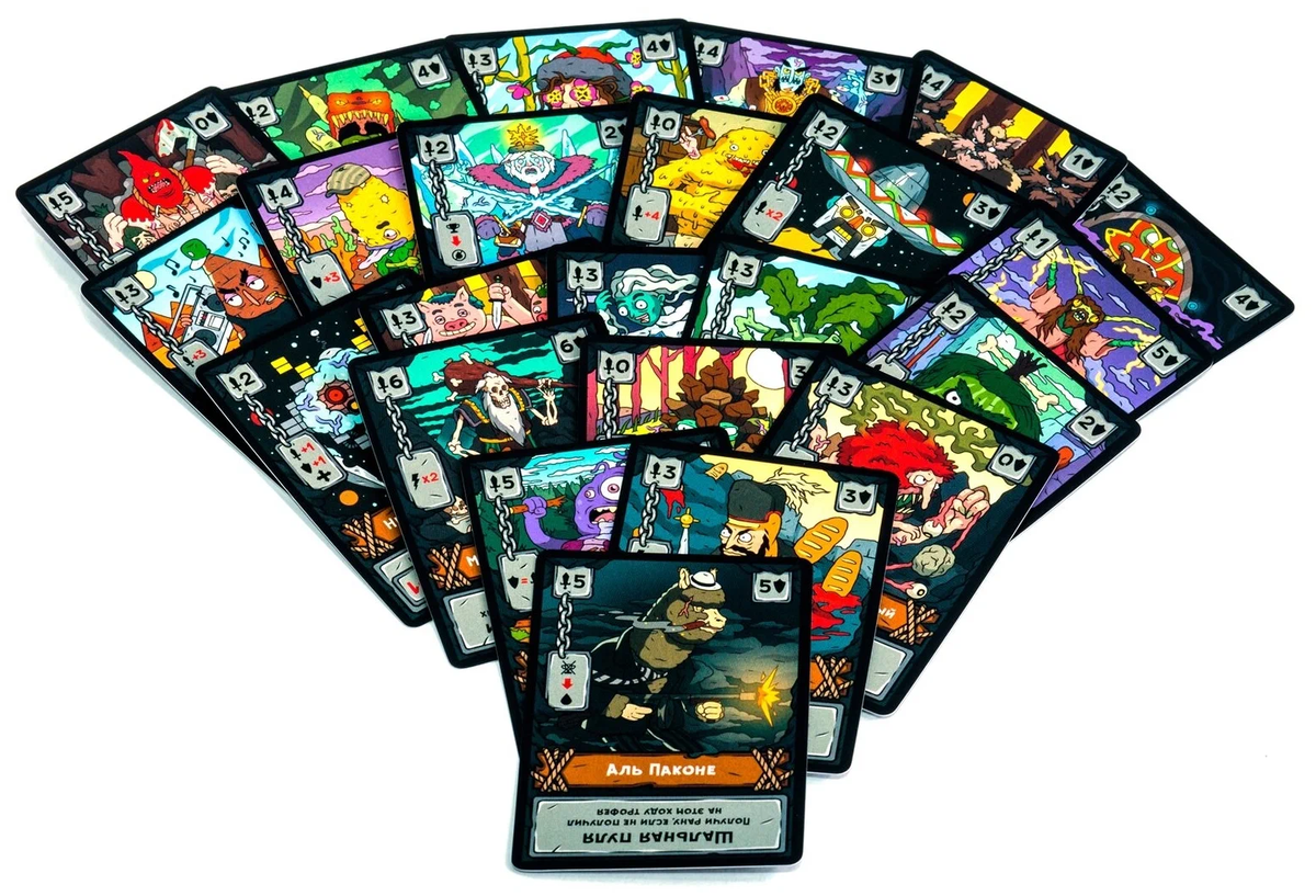 Карты из настолки "Турнир Кренделя"