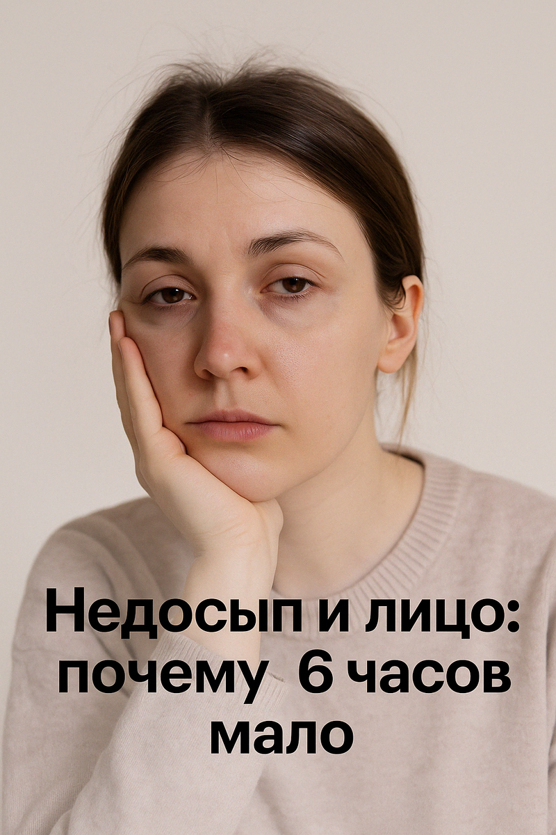 Недосып и лицо: почему 6 часов сна — это слишком мало для вашей кожи
