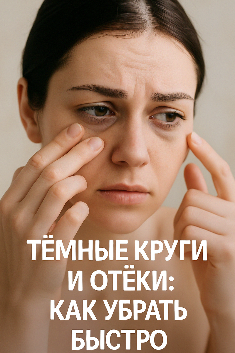 Тёмные круги, отёки, уставшее лицо: что делать, когда всё видно