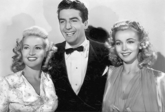 Бетти Грейбл, ВикторМэтьюр и Кэрол Лэндис