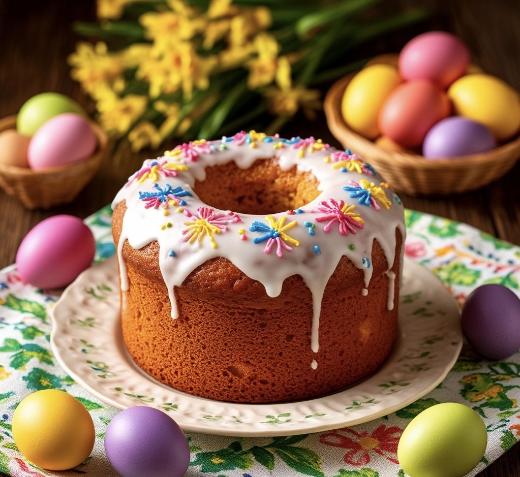 Пасхальный кулич.