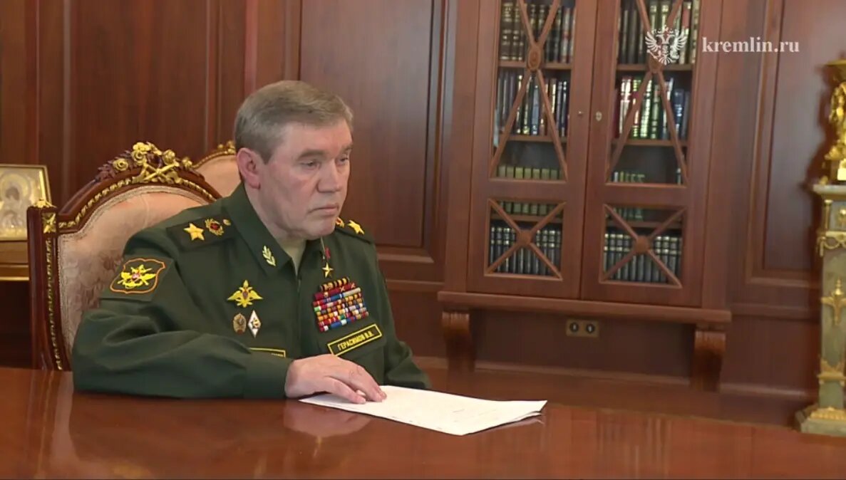    Валерий Герасимов. Фото: стоп-кадр видео Кремля