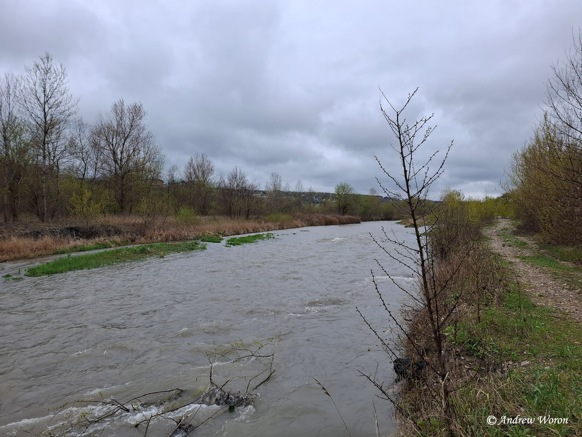 Река Подкумок в черте города