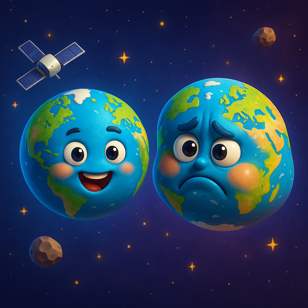 Объяснение формы Земли для детей — геоид