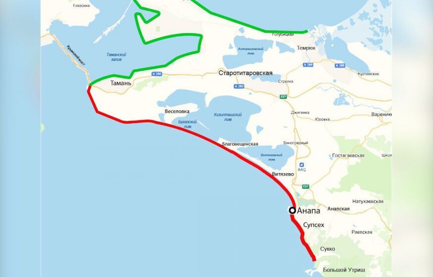    Ситуация тяжелая. Закрыто свыше 100 пляжей. Что происходит в районе Анапы?