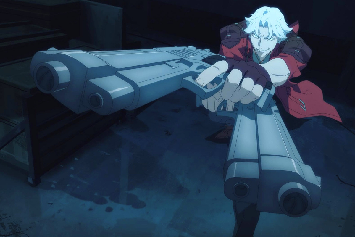 Кадр из аниме "Devil May Cry"