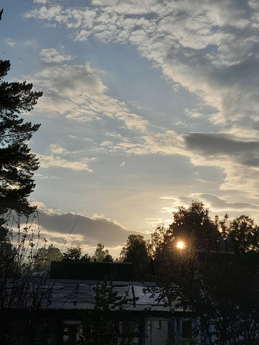 Фото автора.  Однажды на закате