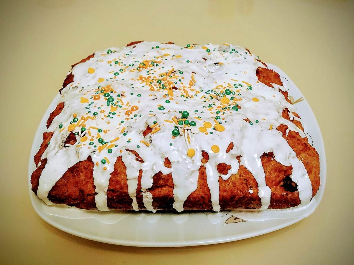 Творожный кекс