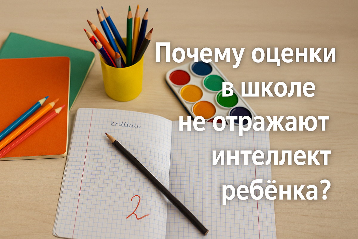 Почему оценки в школе не отражают интеллект ребёнка