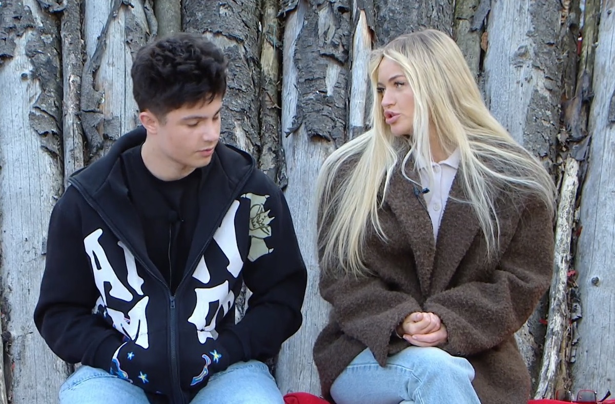 Никита Гуранда и Элина Рахимова (фото из эфира на «Okko»)