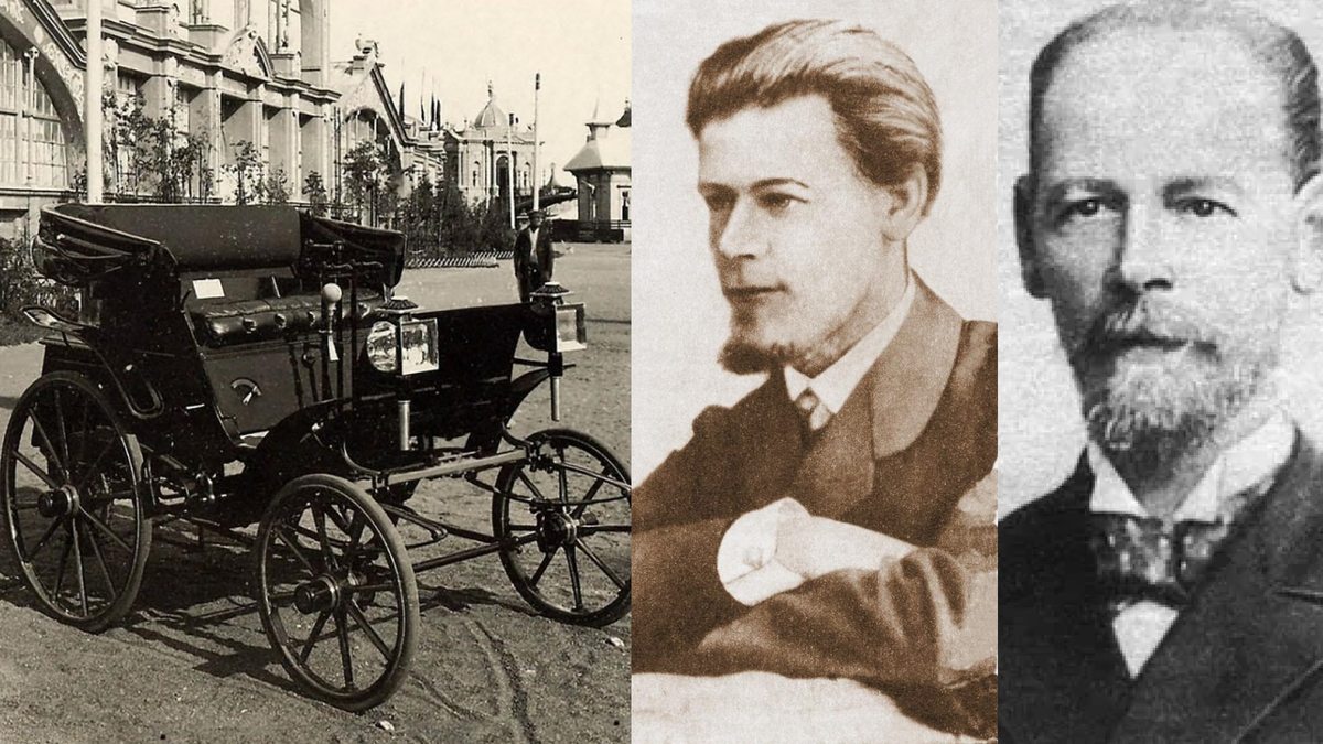 Евгений Яковлев и Пётр Фрезе - изобретатели первого автомобиля с четырехтактным двигателем в Российской Империи