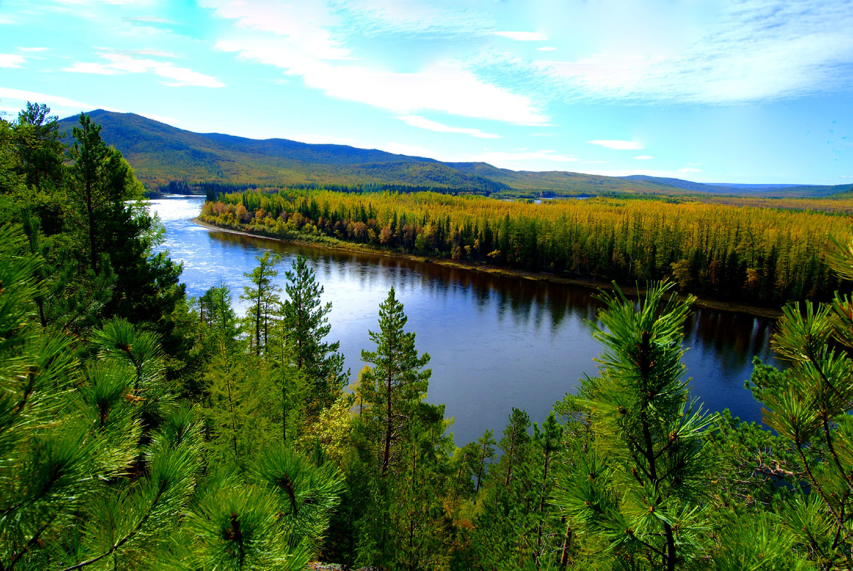 Вот такая природа Южной Якутии перед зимой.