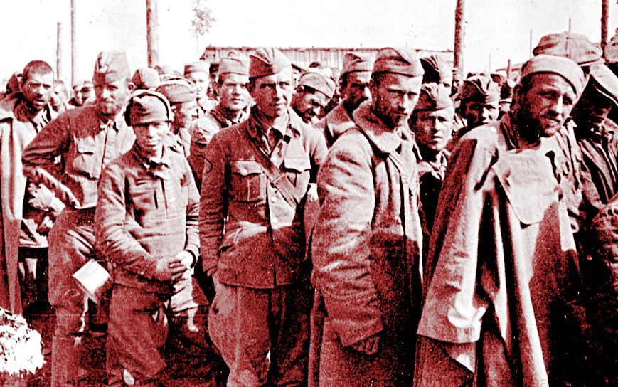 Немцы поймали дезертиров, 1941 г.