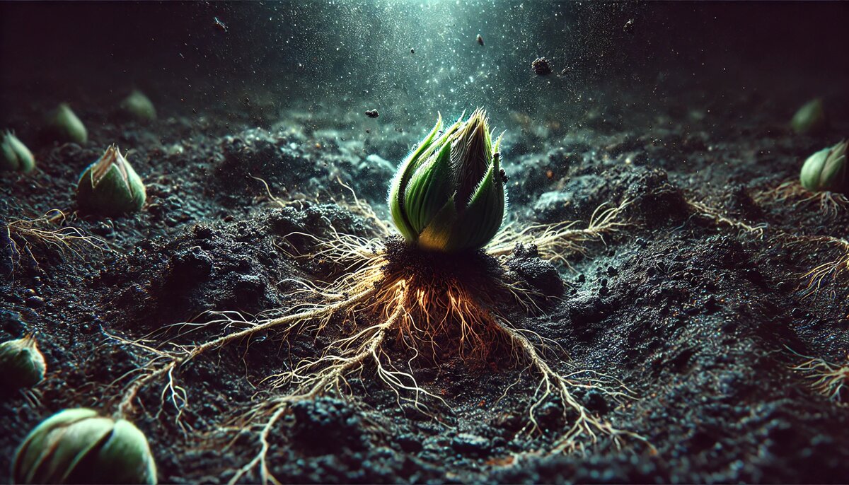 Тихий рост под землёй, ждущий своего часа.