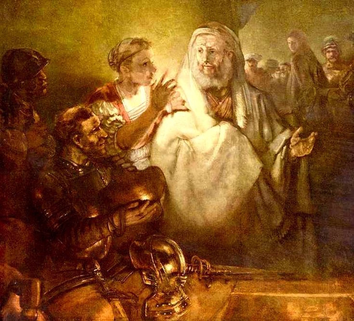 «Отречение апостола Петра». Рембрандт
