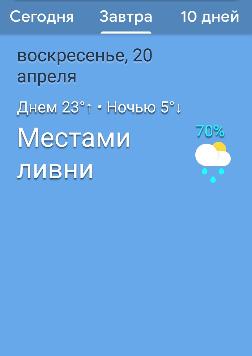 завтра